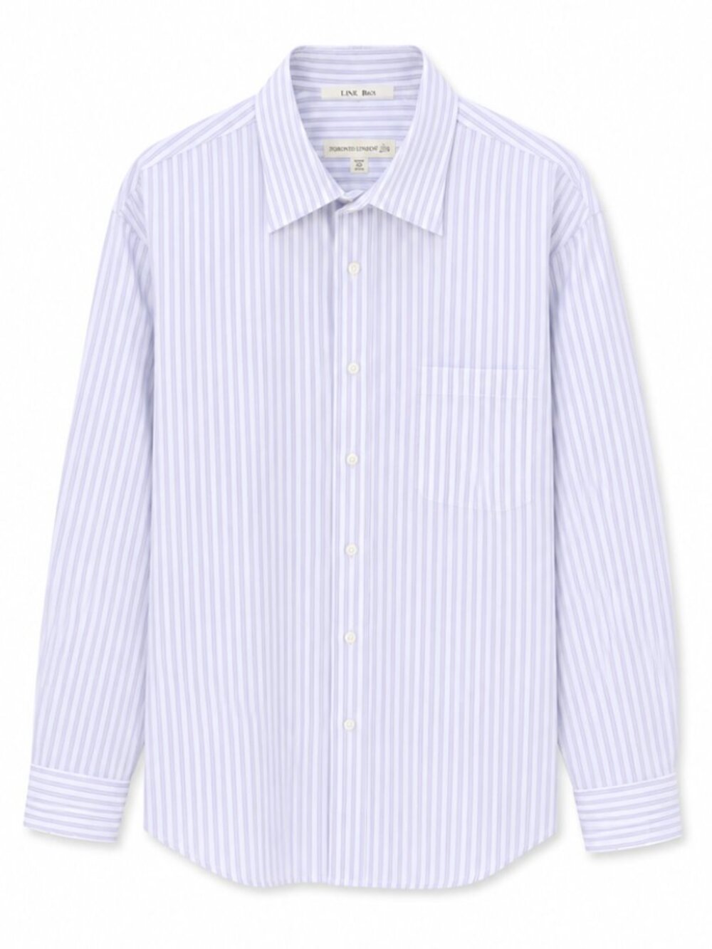 PRONTO UOMO No Iron Stripe Cotton Shirt